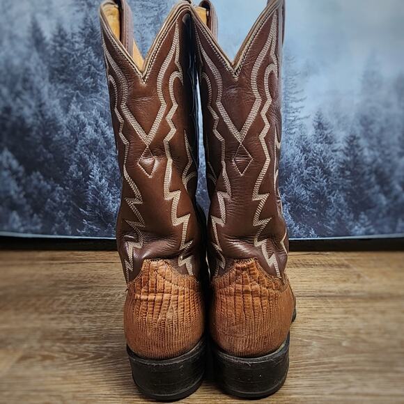 Tony Lama Exotic Teju Lizard Boots | Men\'s 7.5 main image 5